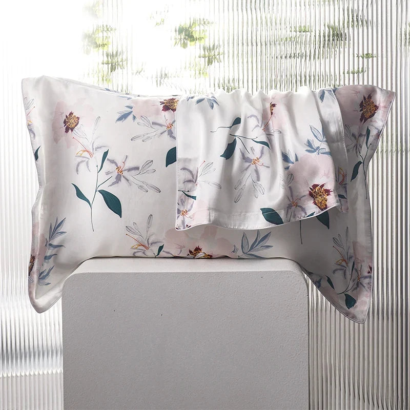 Silk Pillowcase Mulberry Silk Front & Lyocell Back