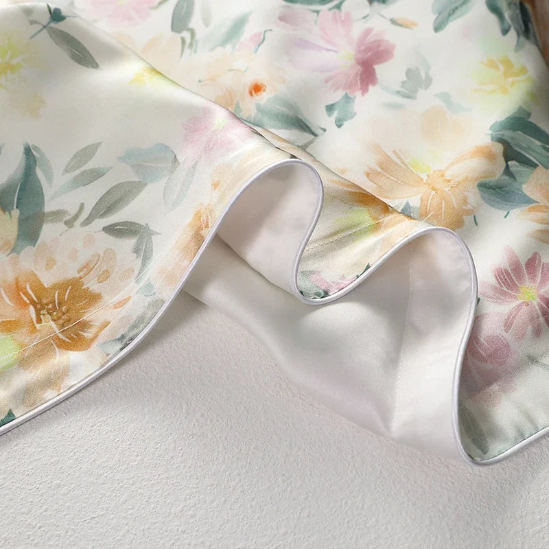 Silk Pillowcase Mulberry Silk Front & Lyocell Back