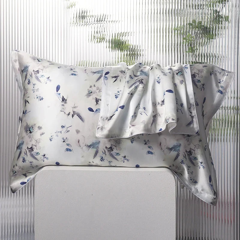 Silk Pillowcase Mulberry Silk Front & Lyocell Back
