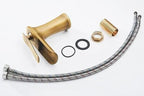 Single-Handle Basin Faucet Waterfall Spout Brass Body