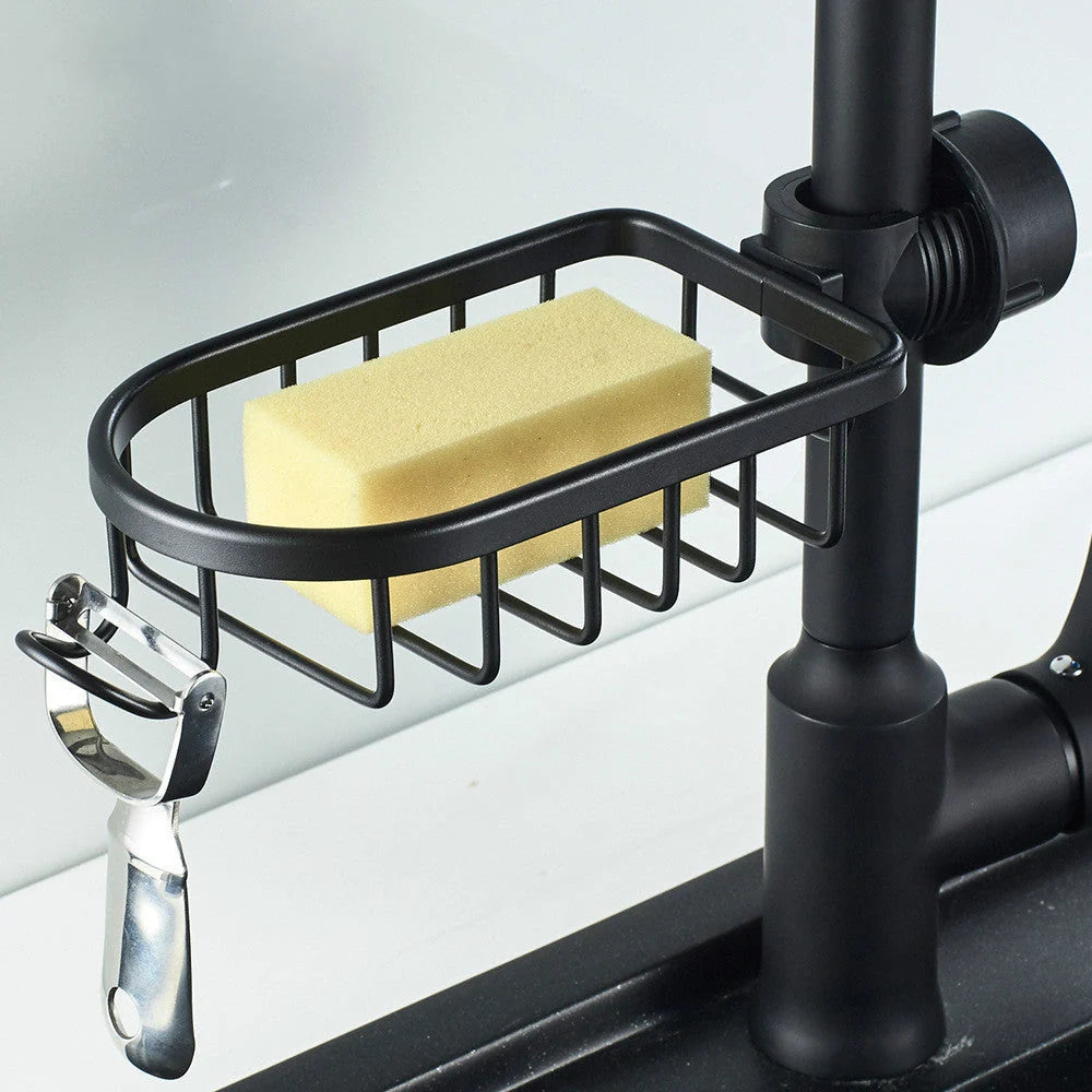Sink Drain Rack Rustproof Aluminum Scratch-Resistant