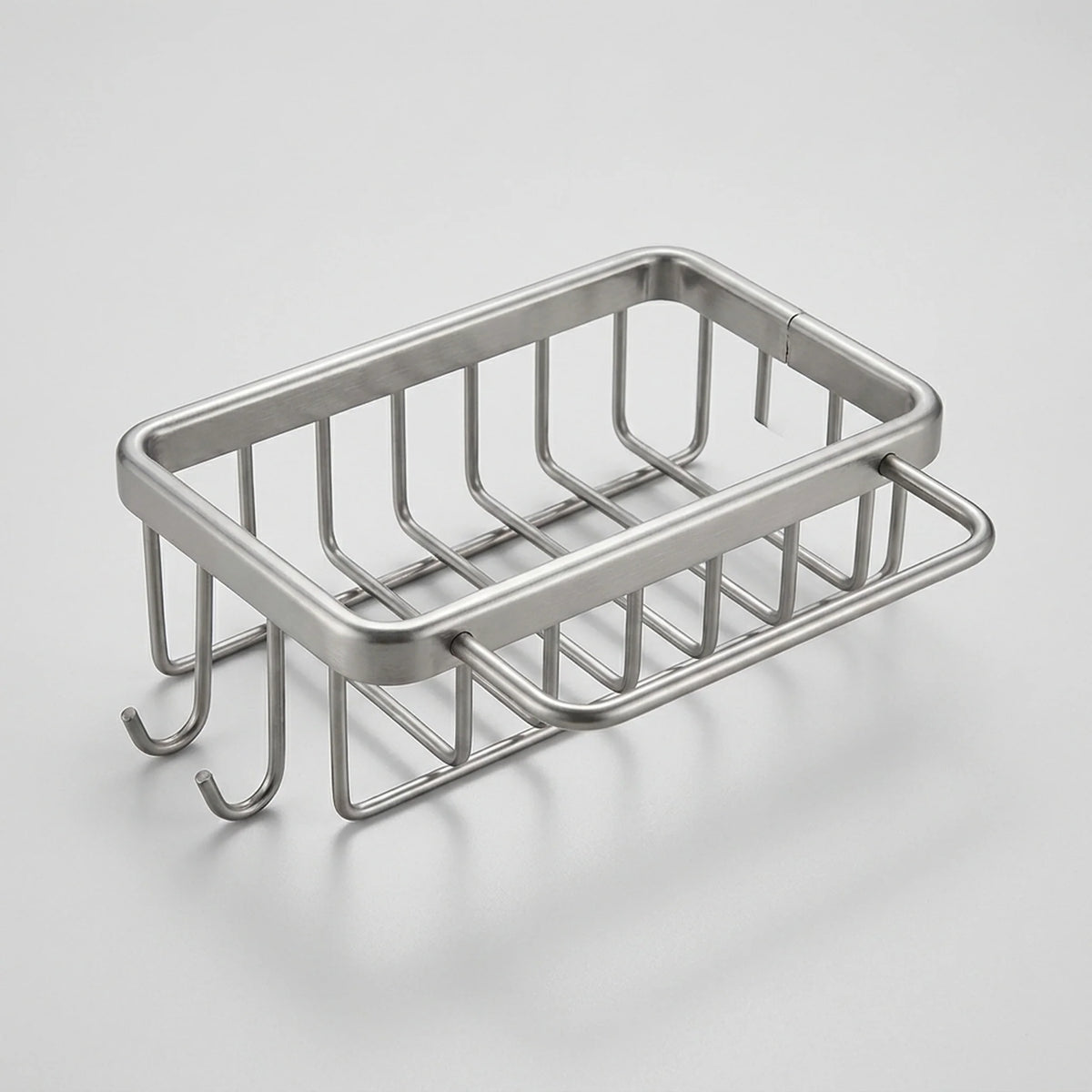 Sink Drainer Basket Drill-Free Perforated Aluminum With Hanging Hook