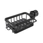 Sink Drainer Basket Drill-Free Perforated Aluminum With Hanging Hook