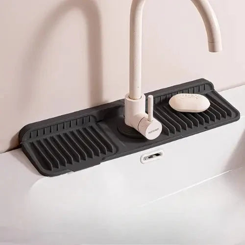 Sink Drip Mat Flexible Silicone Anti-Slip Dishwasher Safe
