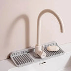 Sink Drip Mat Flexible Silicone Anti-Slip Dishwasher Safe