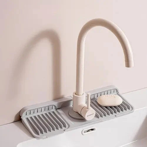 Sink Drip Mat Flexible Silicone Anti-Slip Dishwasher Safe