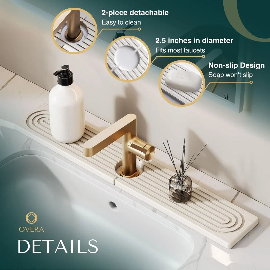 Sink Drying Mat Diatomite Fast-Absorbent Quick-Drying