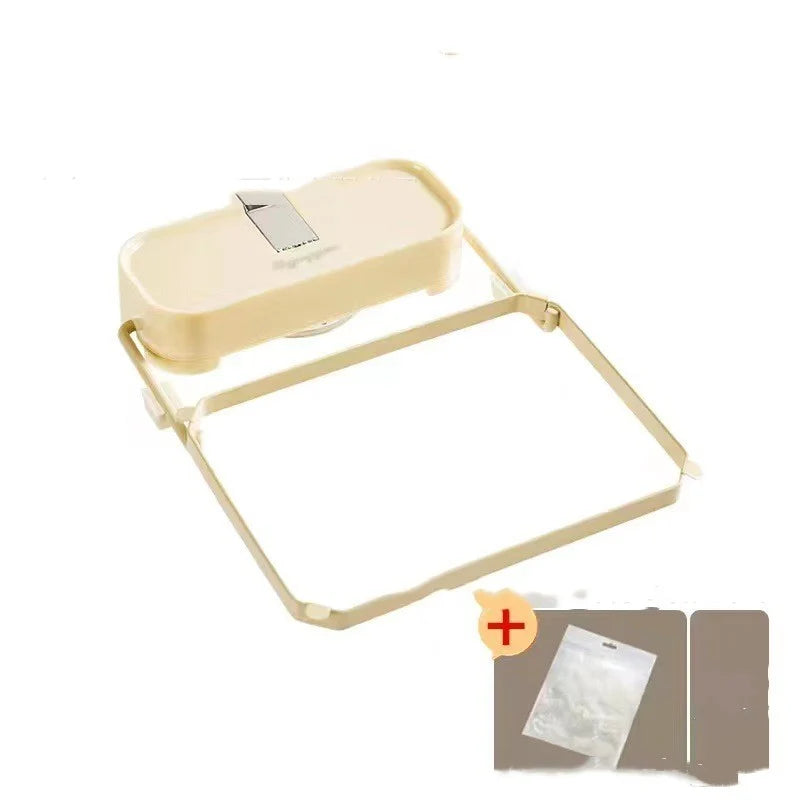 Sink Filter Rack Ultra-Fine Mesh Foldable Rust-Resistant Frame