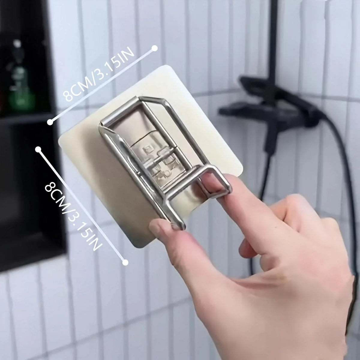 Sink Hook Adhesive Mount Stainless Steel & Rust-Resistant