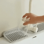 Sink Mat Cut-To-Fit Food-Grade Silicone Quick-Drain
