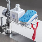 Sink Organizer Clip-On Adjustable Rust-Resistant Stainless Steel