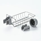 Sink Organizer Clip-On Adjustable Rust-Resistant Stainless Steel