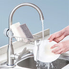 Sink Organizer Clip-On Adjustable Rust-Resistant Stainless Steel