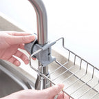 Sink Organizer Clip-On Adjustable Rust-Resistant Stainless Steel