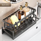 Sink Organizer Stainless Steel Automatic Drainage Non-Slip Base