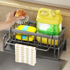Sink Organizer Stainless Steel Automatic Drainage Non-Slip Base