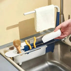 Sink Rack Extendable 12.6 to 17.7 Inches Tool-Free