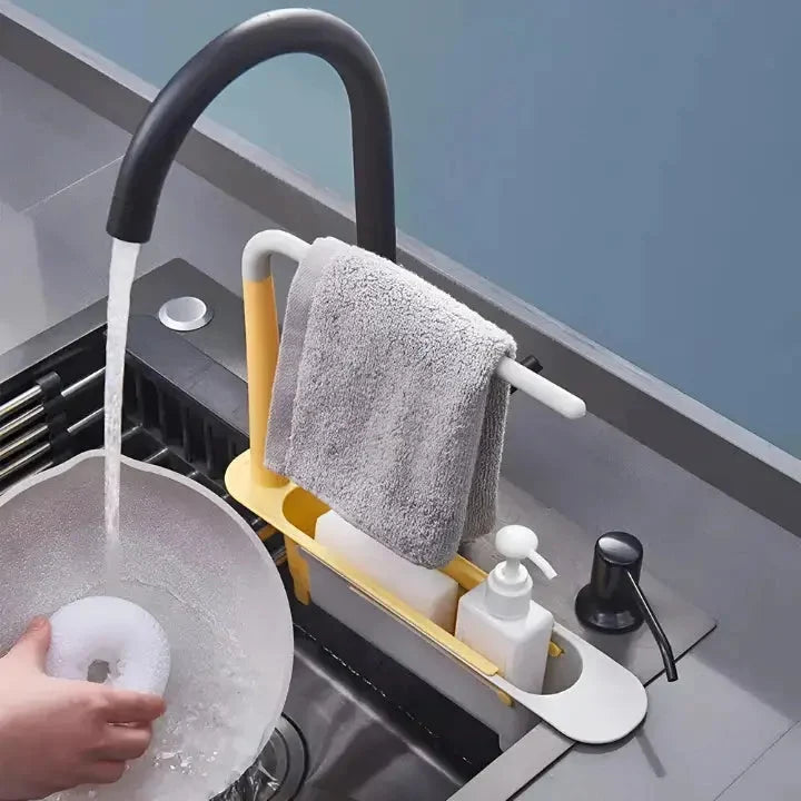Sink Rack Extendable 12.6 to 17.7 Inches Tool-Free