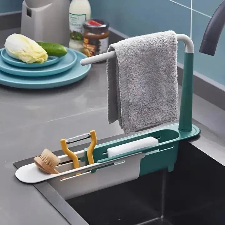 Sink Rack Extendable 12.6 to 17.7 Inches Tool-Free