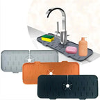 Sink Splash Guard Food-Grade Silicone Drainage Channels