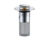 Sink Stopper One-Press Odor-Blocking Dual-Layer Silicone & Strainer