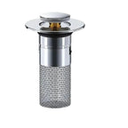 Sink Stopper One-Press Odor-Blocking Dual-Layer Silicone & Strainer