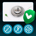Sink Stopper One-Press Odor-Blocking Dual-Layer Silicone & Strainer