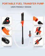 Siphon Pump Battery Operated High Flow Extended Tubes