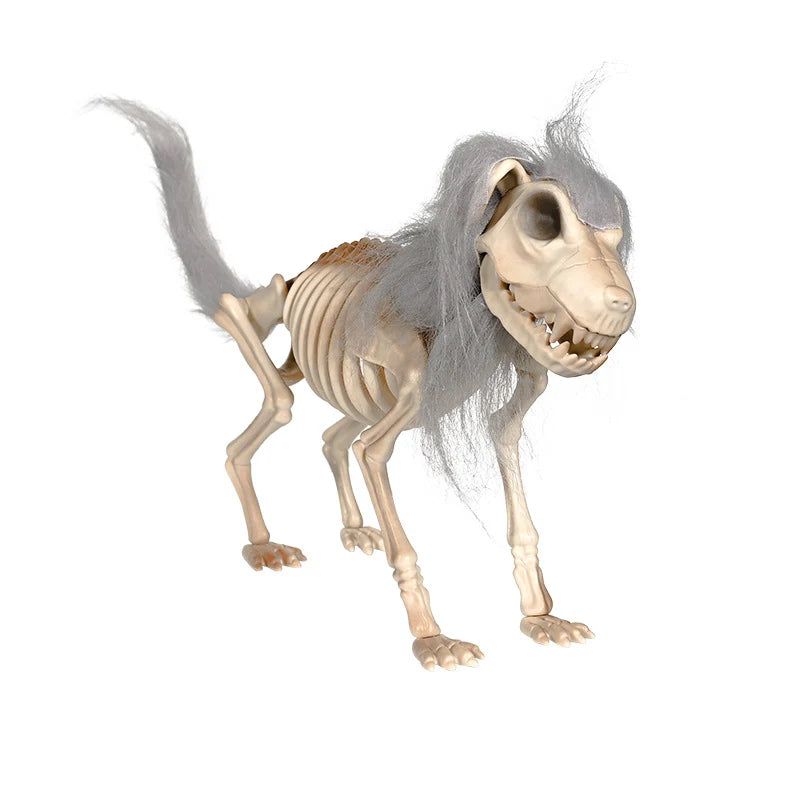 Skeleton Dog Figurine Realistic Durable Indoor & Outdoor