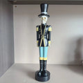 Skeleton Figurine Polyresin Military-Style