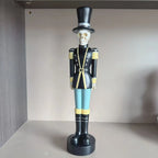 Skeleton Figurine Polyresin Military-Style