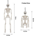 Skeleton Life-Size Poseable Weather-Resistant