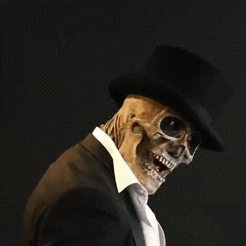 Skeleton Mask Latex Exposed Skull & Brain Design