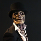 Skeleton Mask Latex Exposed Skull & Brain Design