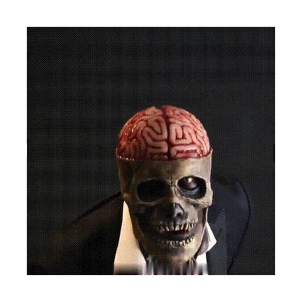Skeleton Mask Realistic Movable Jaw Stretchable Latex