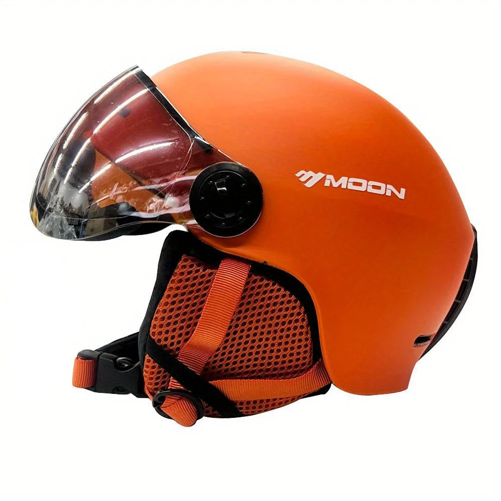 Ski Helmet PCEPS Shock-Absorbing Removable Visor