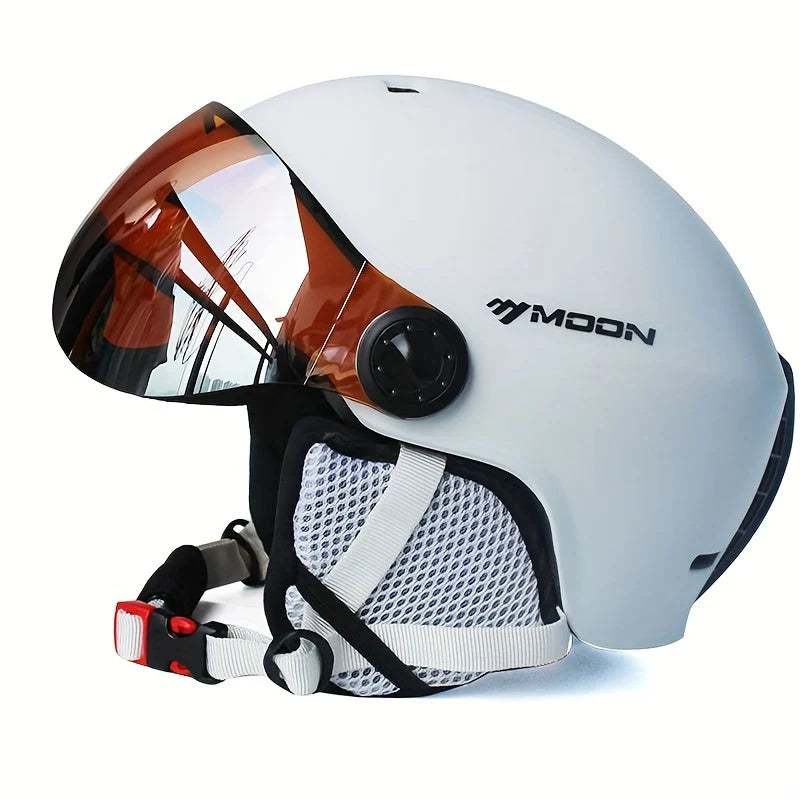 Ski Helmet PCEPS Shock-Absorbing Removable Visor