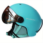 Ski Helmet PCEPS Shock-Absorbing Removable Visor