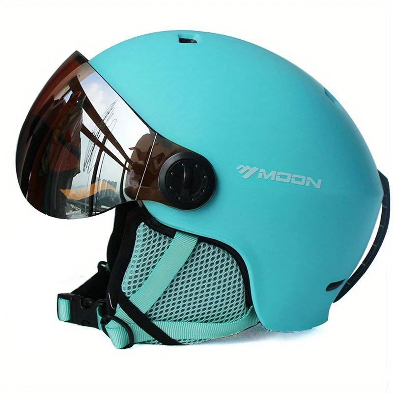 Ski Helmet PCEPS Shock-Absorbing Removable Visor
