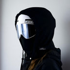 Ski Mask Hood Helmet-Compatible Adjustable Drawstring