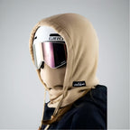 Ski Mask Hood Helmet-Compatible Adjustable Drawstring