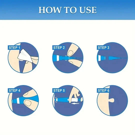 Skin Tag Band Kit Dual-Head Applicator 40 Bands