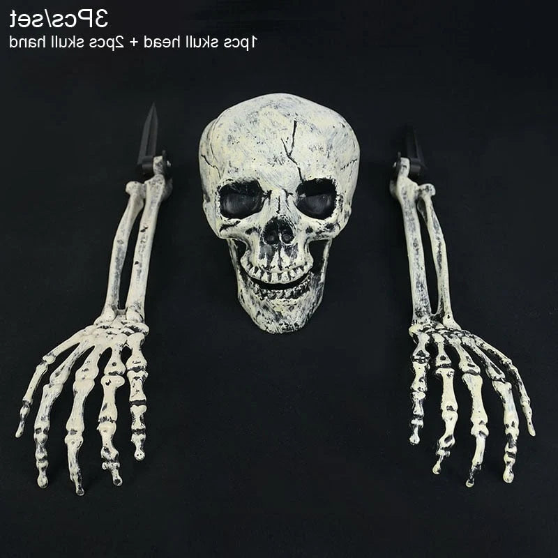 Skull Decoration Life-Size & Weather-Resistant
