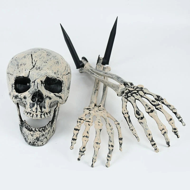 Skull Decoration Life-Size & Weather-Resistant