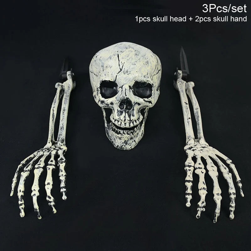 Skull Decoration Life-Size & Weather-Resistant