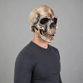 Skull Mask Articulated Jaw Aged Bone Finish