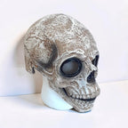 Skull Mask Articulated Jaw Aged Bone Finish