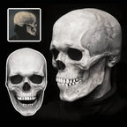 Skull Mask Full-Head Movable Jaw Latex