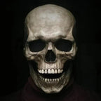 Skull Mask Full Head Movable Jaw Soft Latex