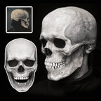 Skull Mask Full Head Movable Jaw Soft Latex